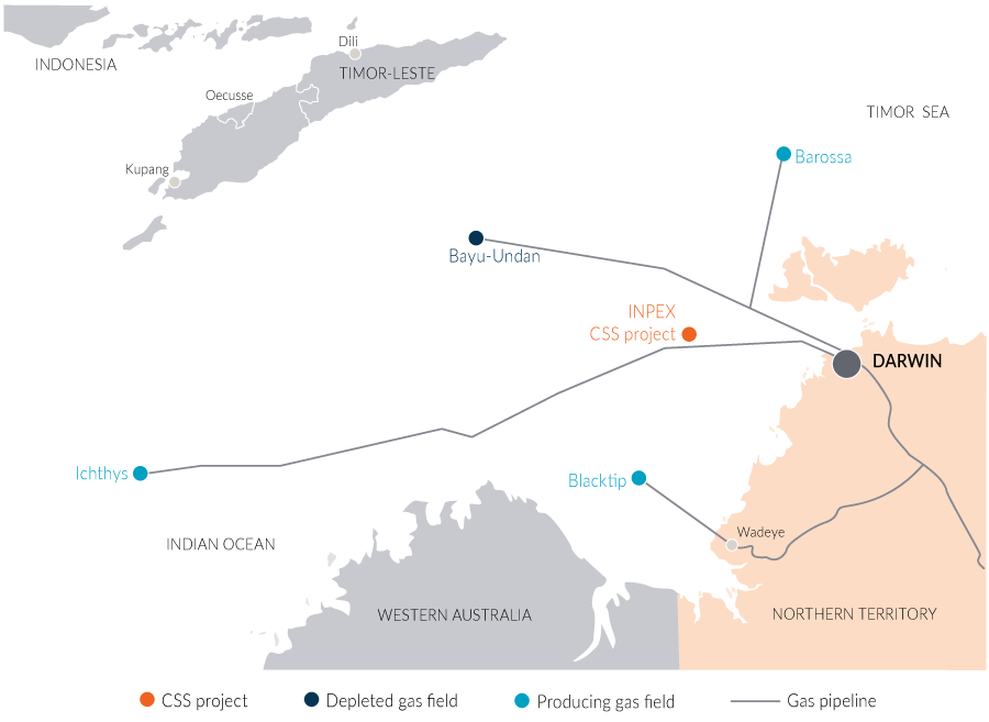 Map 2: Offshore petroleum activity near the Territory